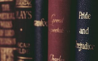 Old Books On a Shelf