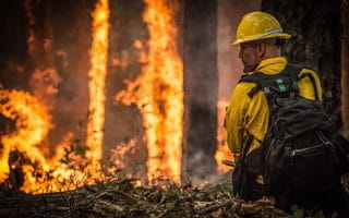 Firefighter in Australia