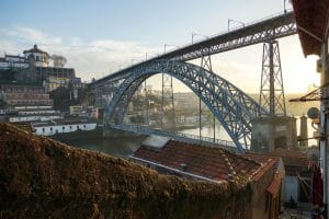 Bridge in Porto, Portugal