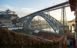 Bridge in Porto, Portugal