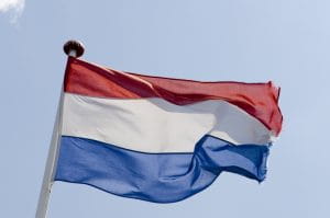 The flag of Netherlands