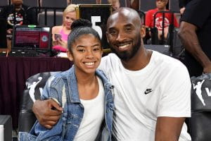 Kobe Bryant and his daughter