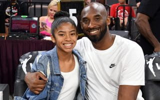 Kobe Bryant and his daughter