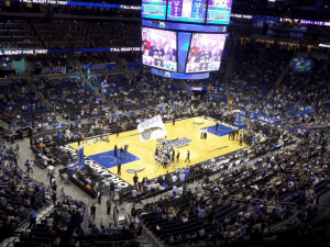 The home court of the NBA’s Orlando Magic