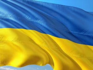 Ukrainian national flag