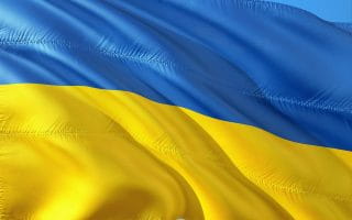 Ukrainian national flag