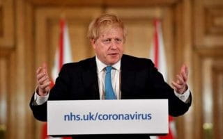 PM Boris Johnson Addressing the Press Conference