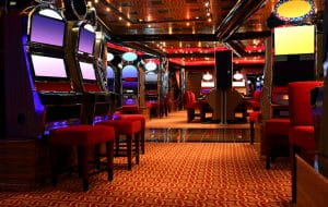 Inside a casino