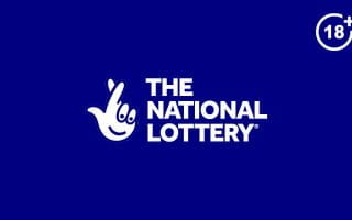 The UK National Lottery Logo with 18+ Age Limit Stamp