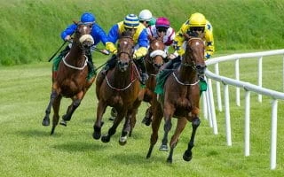 Horse Racing in Action