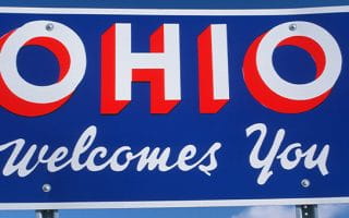 A famous sign featuring the word Ohio