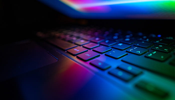Laptop colors technology 