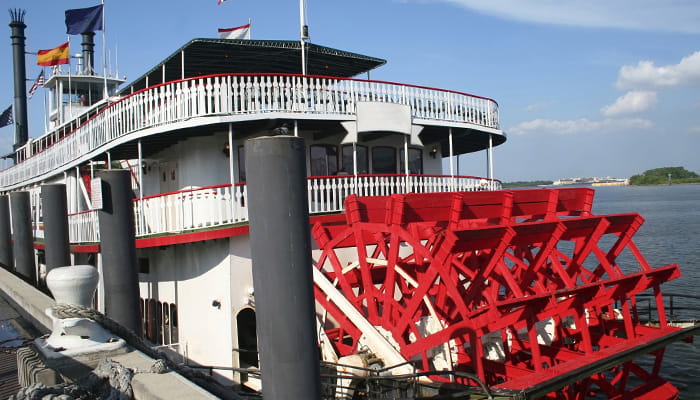 A Docked Riverboat