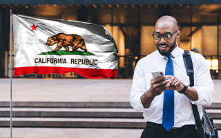 California Flag and Sports Betting Shops 