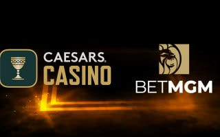 Caesar and MGM’s logos