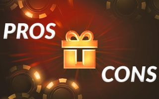 Pros and cons of top casino bonuses.