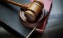 A gavel and some law books