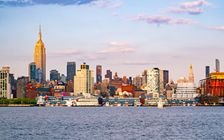 City skyline of New Jersey