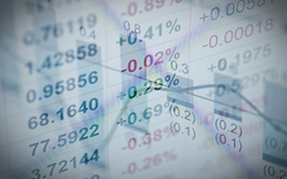 Image showing financial market graphs