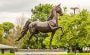 A sculpture of Supreme Sultan at the Kentucky Horse Park