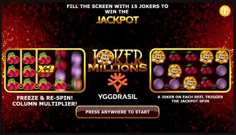 Joker Millions Slot by Yggdrasil