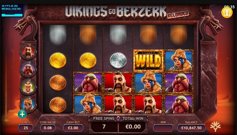Vikings Go Berzerk Reloaded Slot by Yggdrasil